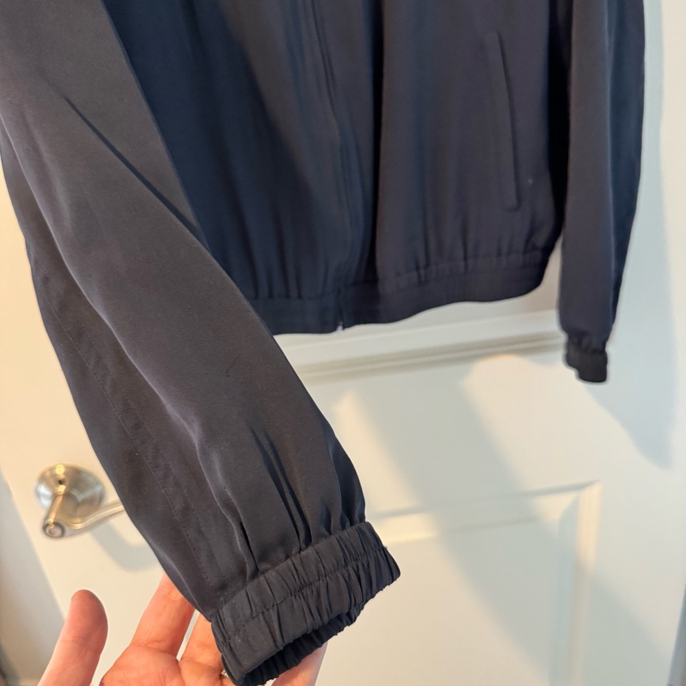 Theory Bomber Navy Blue Jacket | S - Picture 5 of 6
